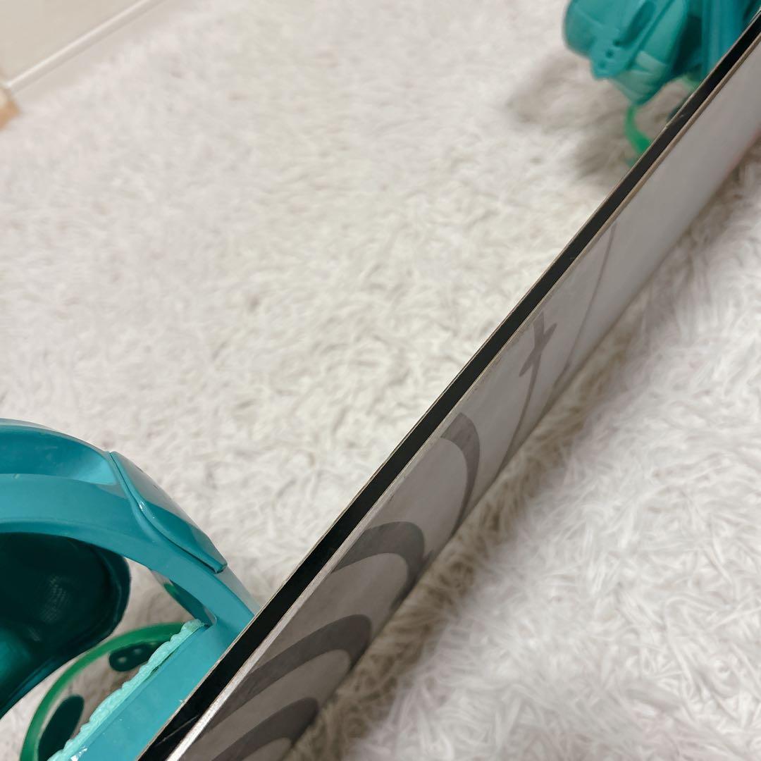 Burton スノボ Clash 155cm SALOMON バイン 2点セット