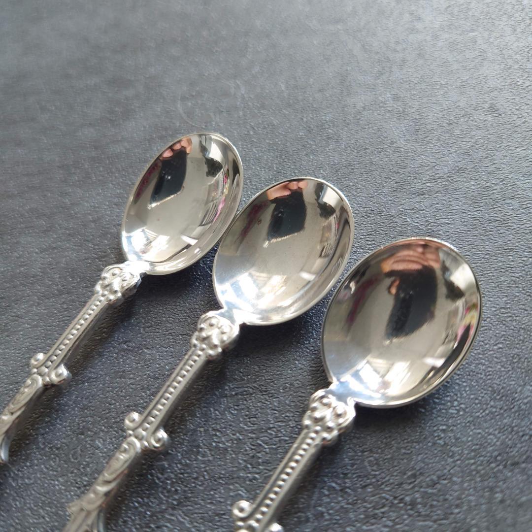 希少 美品 オランダ製 835シルバー スプーン 3点