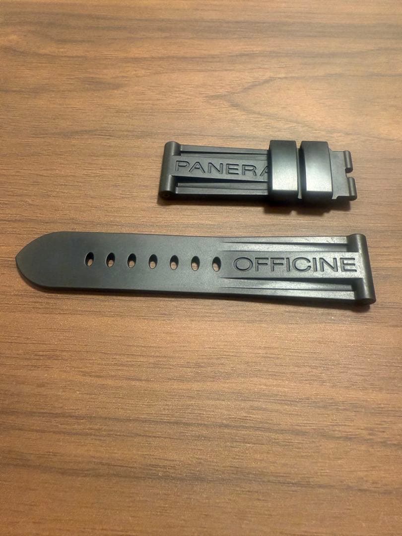 PANERAI OFFICINE ラバーベルト ブラック