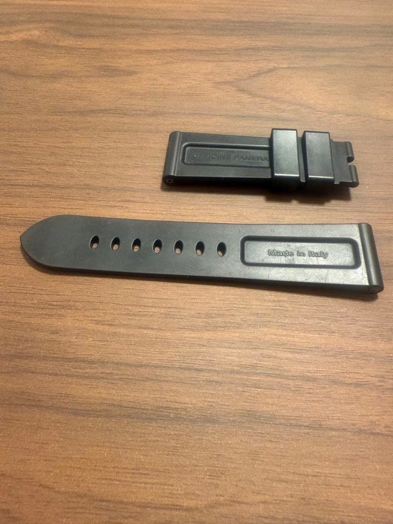 PANERAI OFFICINE ラバーベルト ブラック