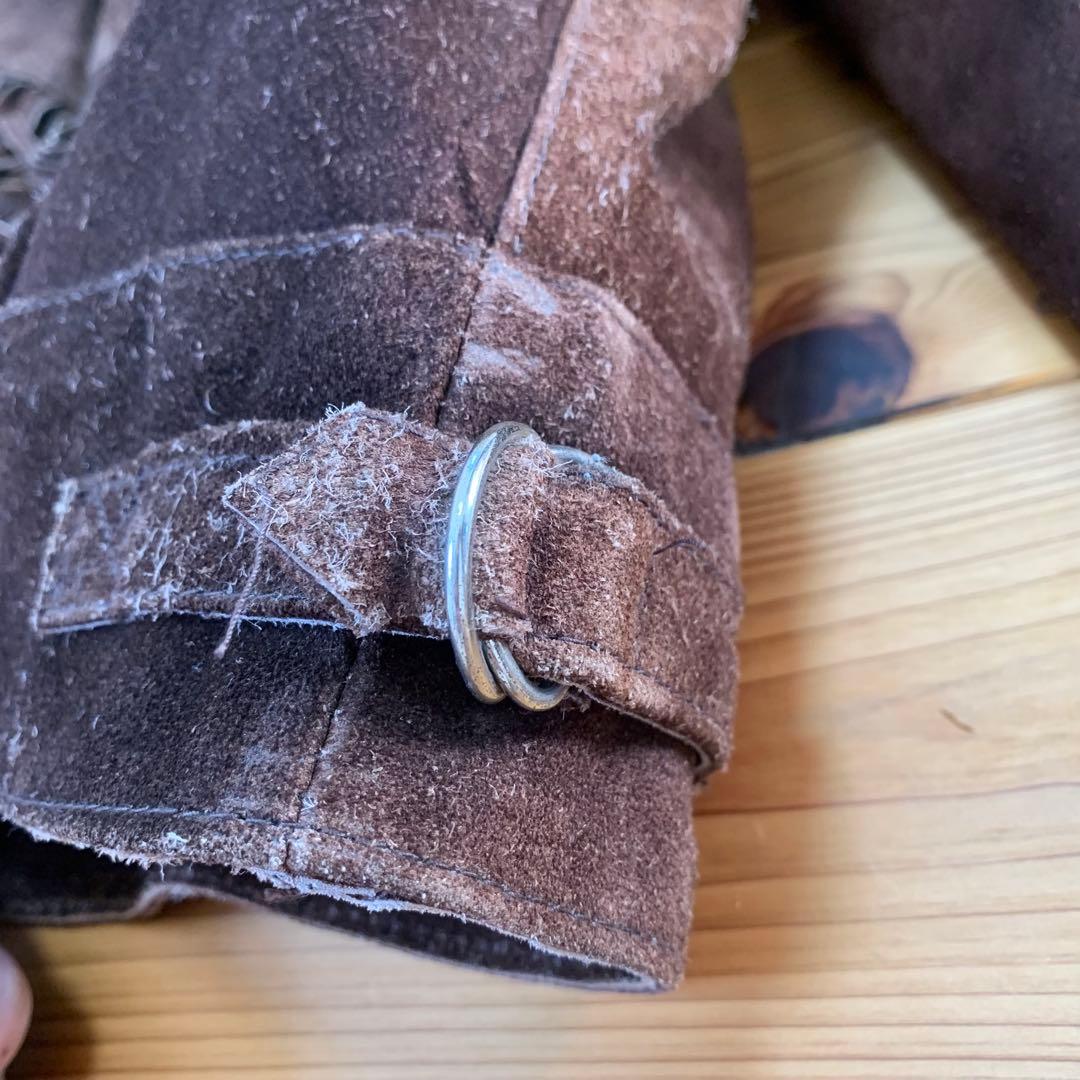 VANGUARD ヴァンガード フリンジジャケット レザー 本革 コンチョ XL