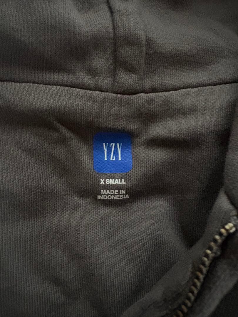 トップス Yeezy Gap Zip Up Hoodie XS Dark Grey