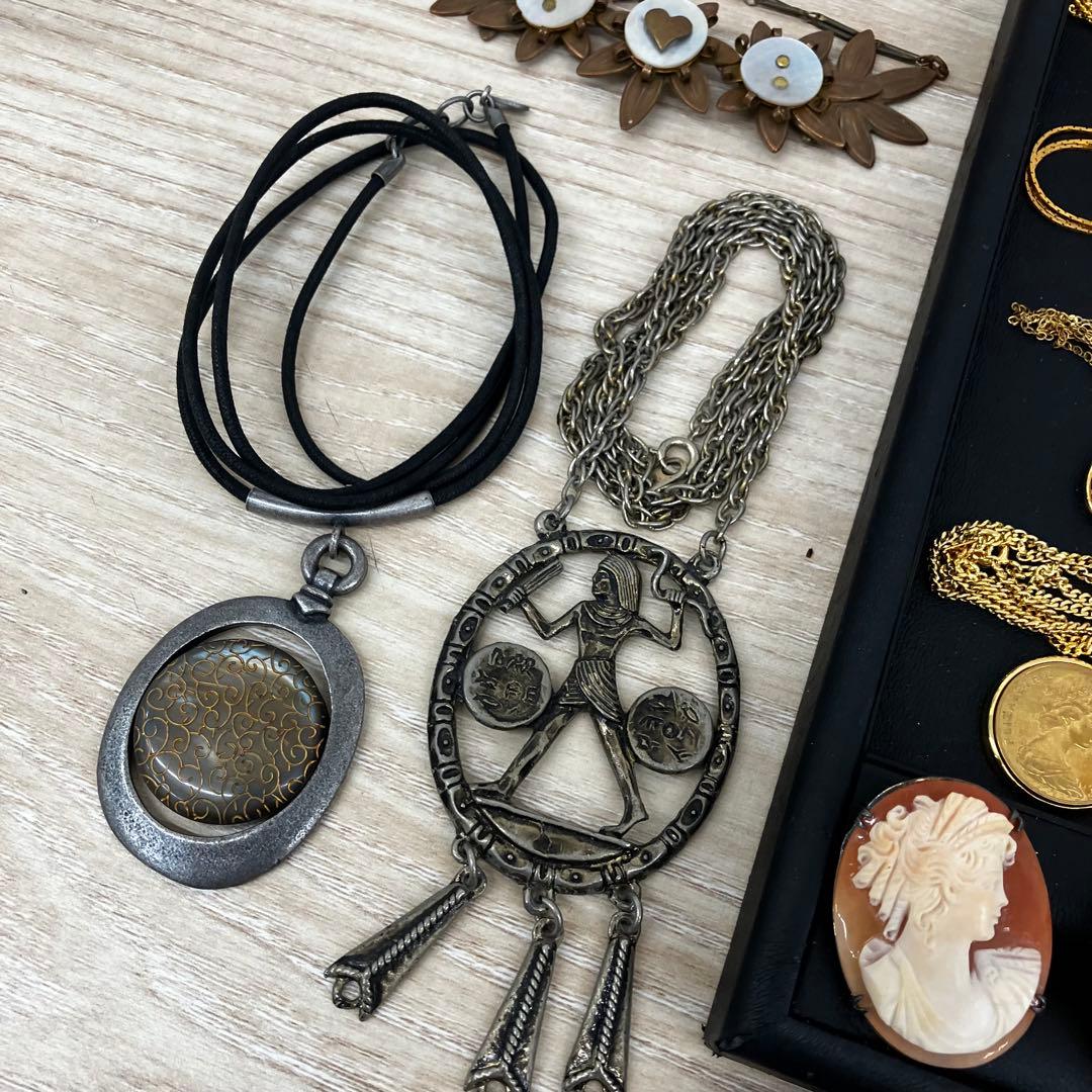 ビンテージジュエリーセット　メッキ　アクセサリー　まとめ　ブランド
