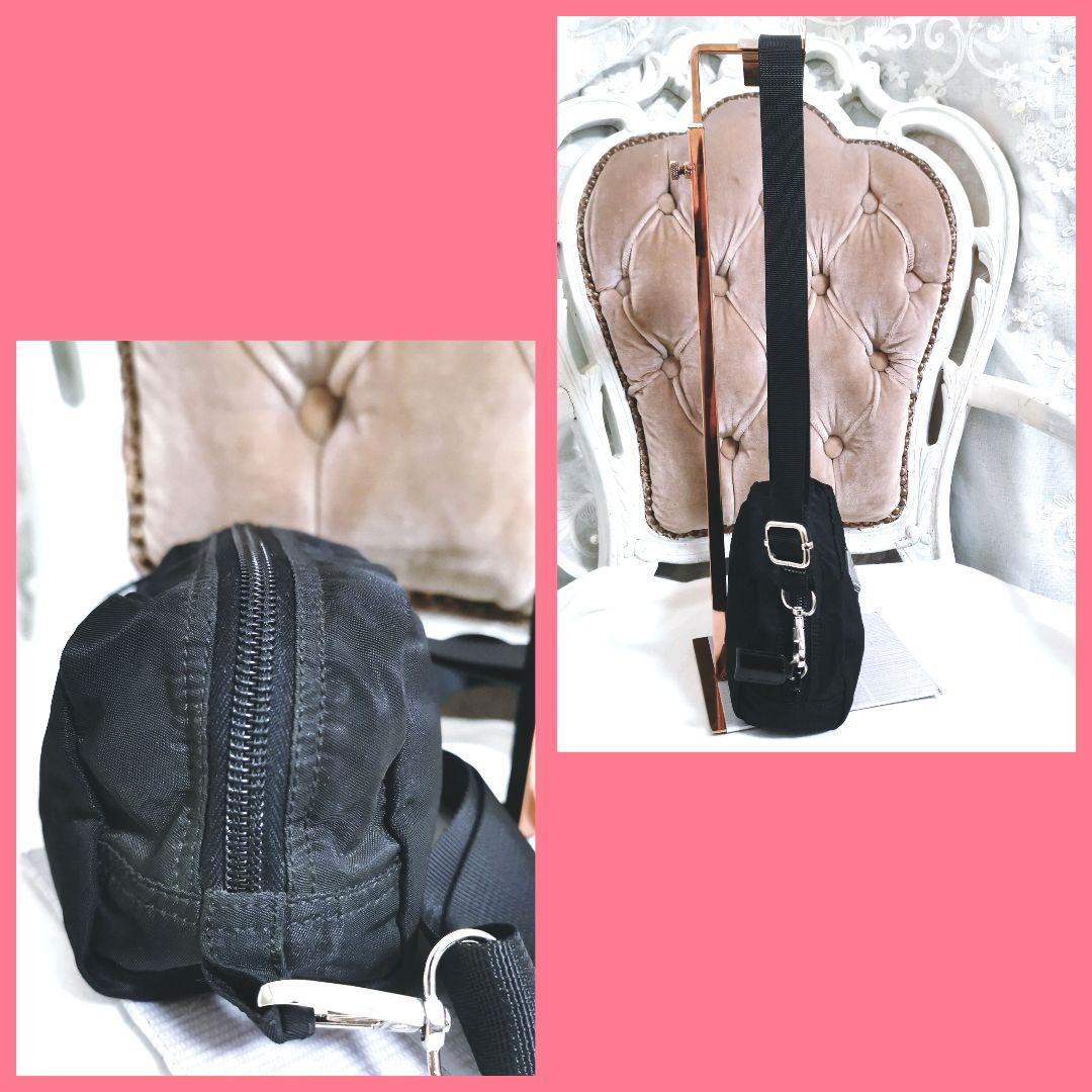 【美品】プラダPRADAポーチ 黒 新品ショルダープレゼント鑑定済！