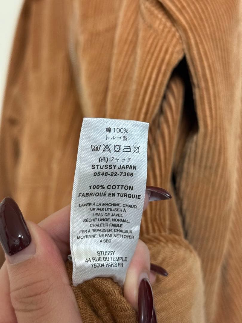 STUSSY コーデュロイシャツ