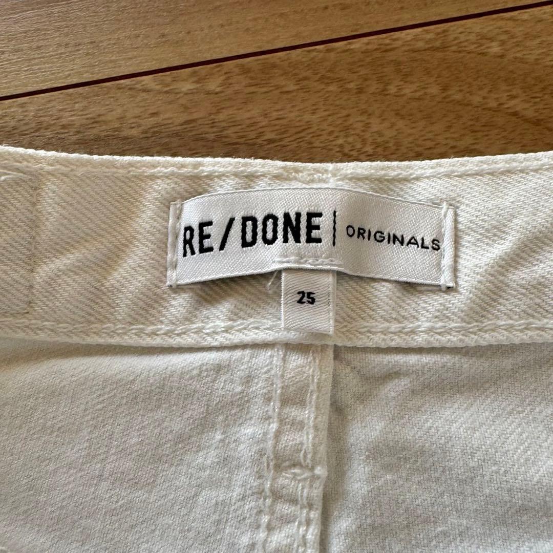 RE/DONE ホワイトデニム