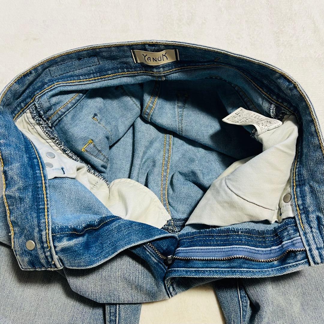 【美品】YANUK ヤヌーク Lea レア 24 ボーイズストレート