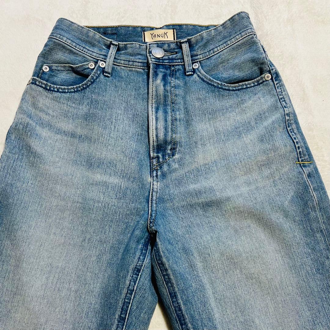 【美品】YANUK ヤヌーク Lea レア 24 ボーイズストレート