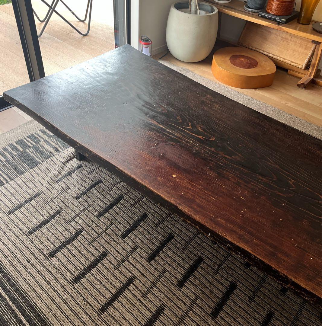 【8/27までの出品】一枚板　天然木　無垢材　座卓　客間　モダン