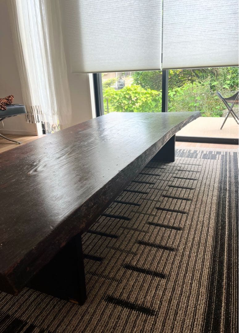 【8/27までの出品】一枚板　天然木　無垢材　座卓　客間　モダン