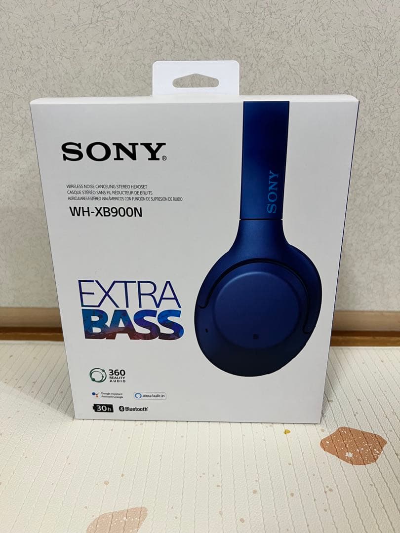 【未使用品】SONY ノイズキャンセリングヘッドホン WH-XB900N