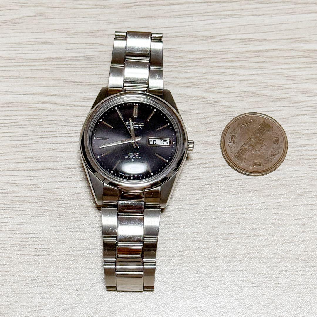 SEIKO DX automatic 21石 メタリックブラック