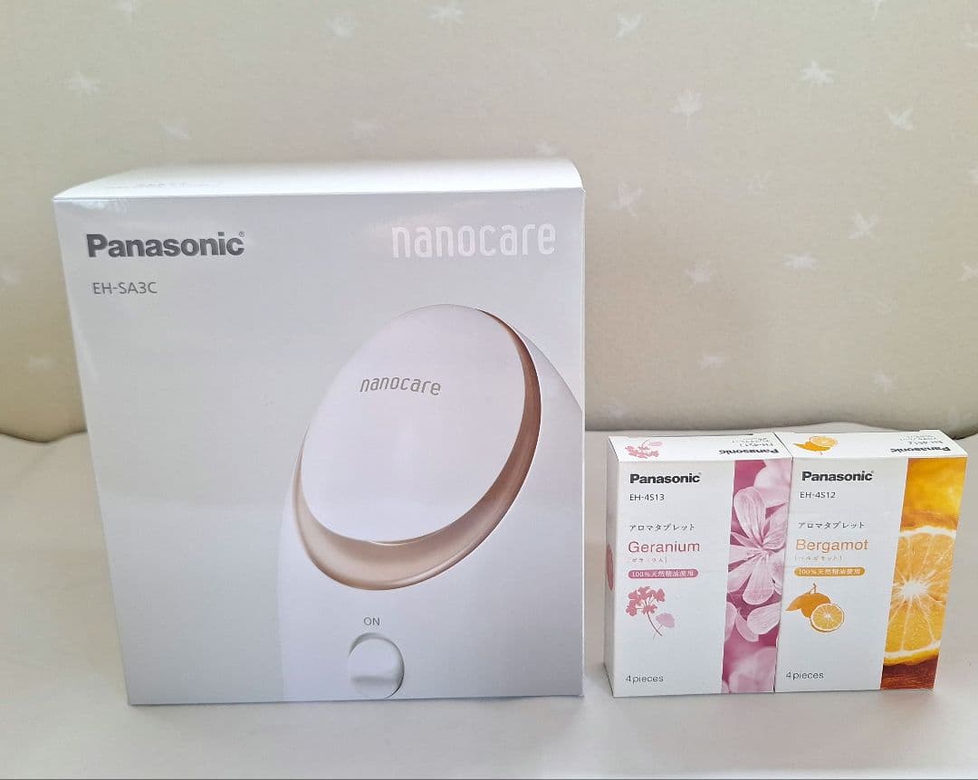 【新品未開封】パナソニック スチーマー ナノケア EH-SA3C アロマ 2個付