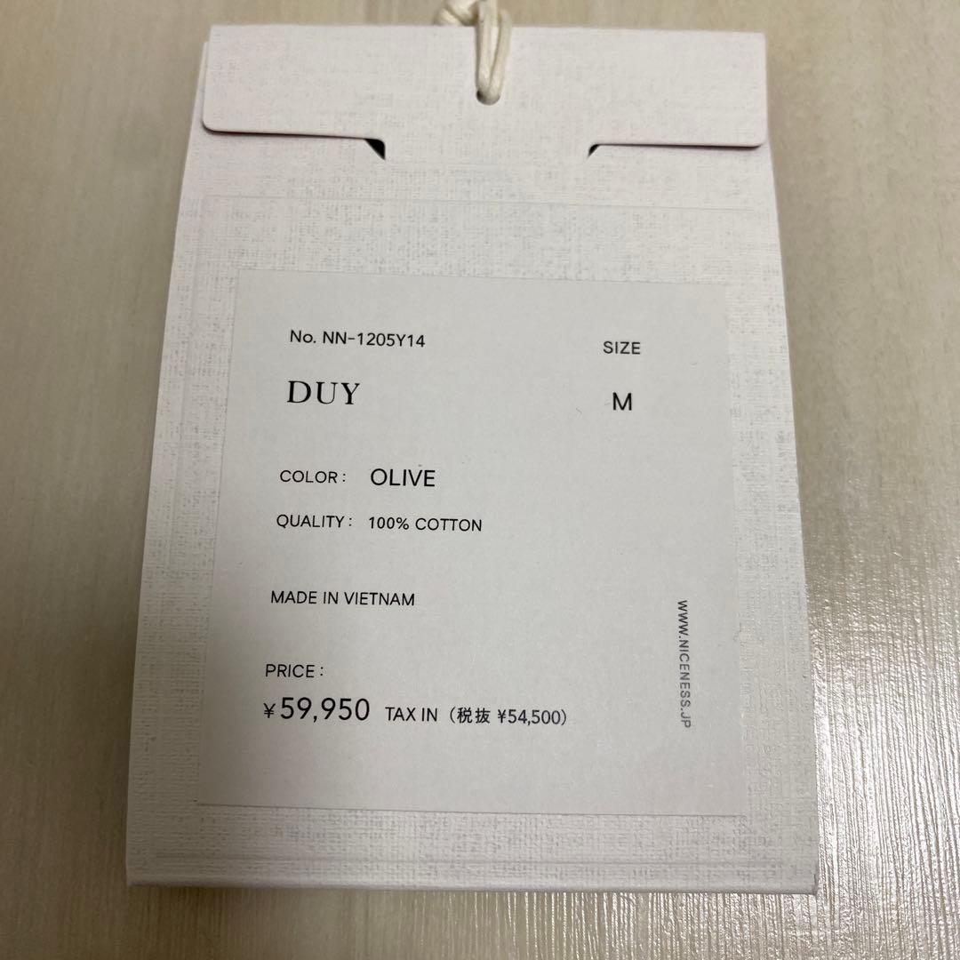 NICENESS ナイスネス DUY 24aw ボタンダウンシャツ