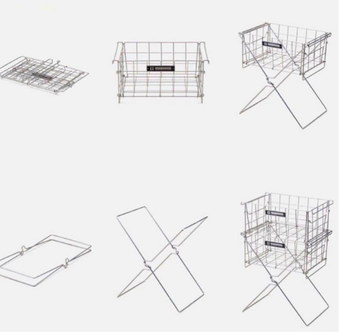 小物 NEIGHBORHOOD FOLDING BASKET & STAND SET