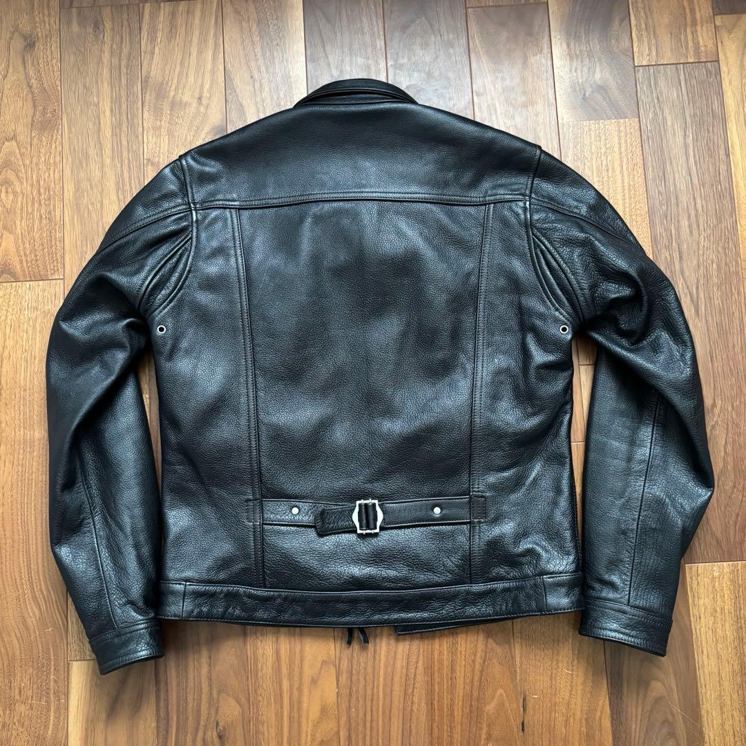 【一時値下げ中】KADOYAレザージャケット 本革 牛革 カドヤ バイクウェア