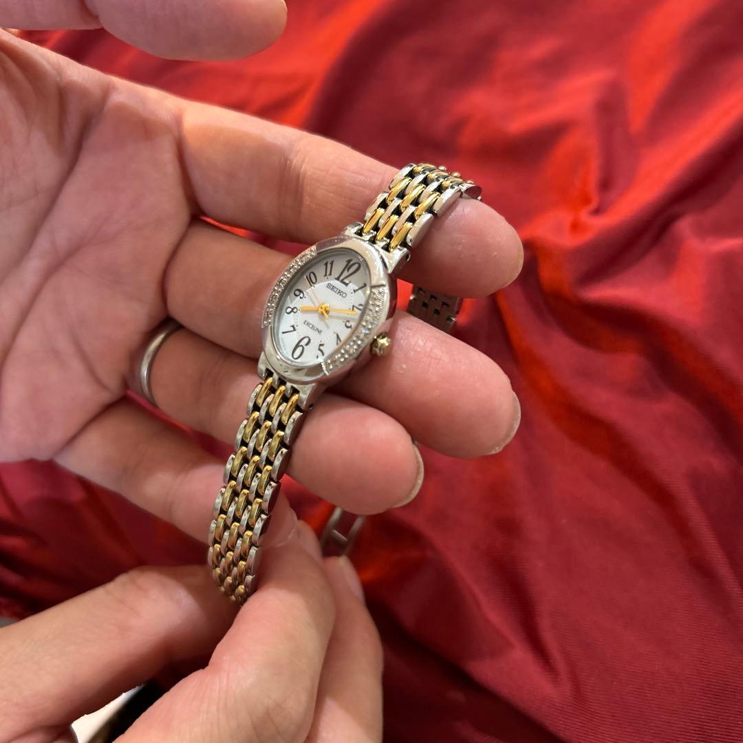 SEIKO EXCELINE ソーラー チタン SWCQ051