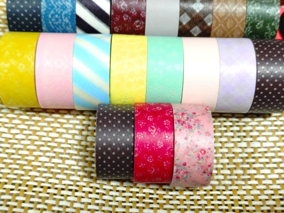 マスキングテープ マークス ミニサイズ シック パターンミックス マカロン 花柄