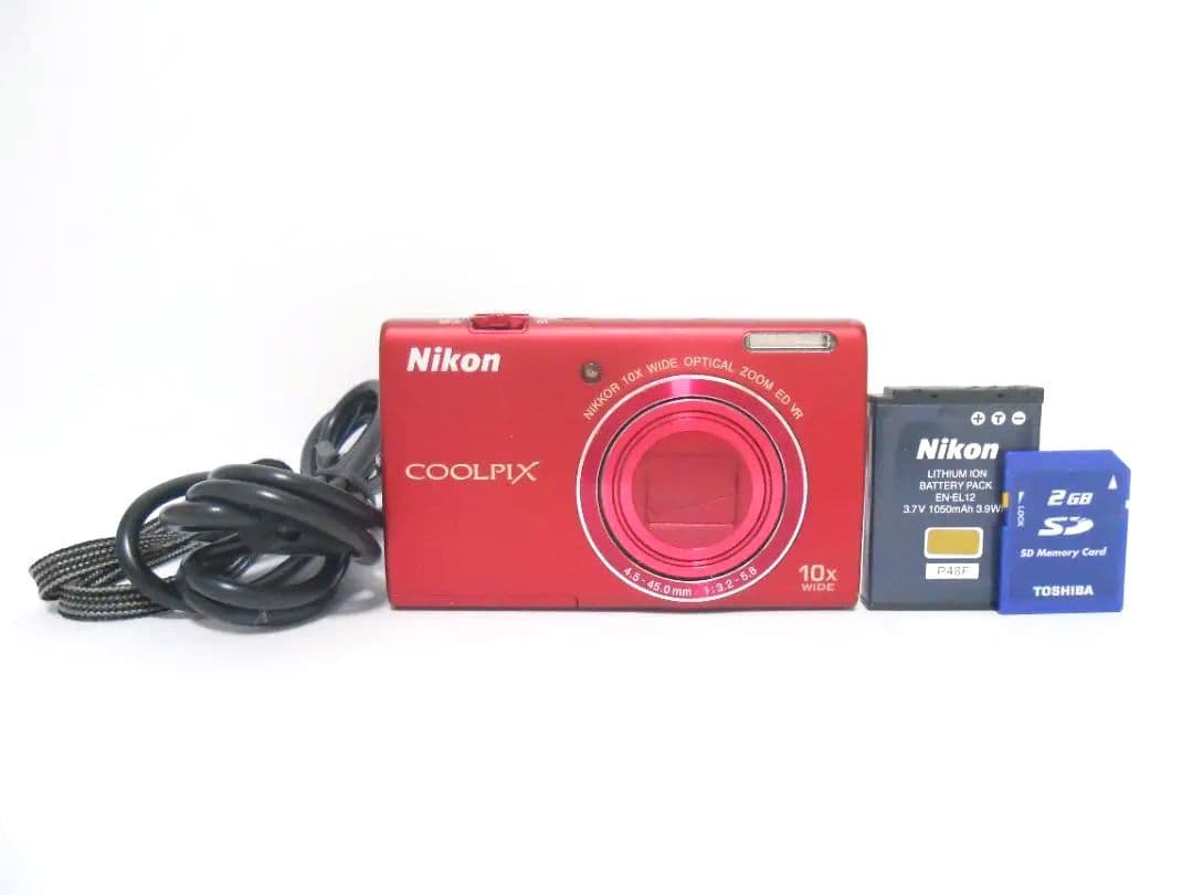 【お値下げ歓迎・美品】 Nikon COOLPIX S6200 レッド