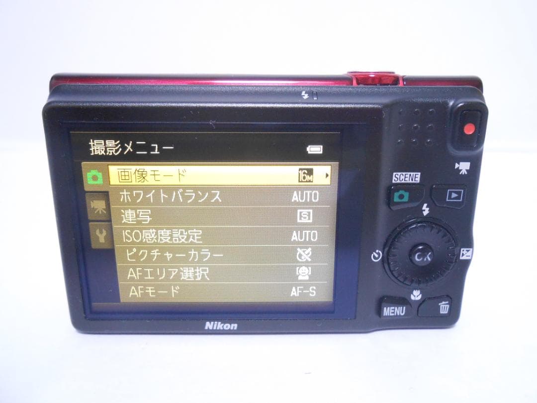 【お値下げ歓迎・美品】 Nikon COOLPIX S6200 レッド