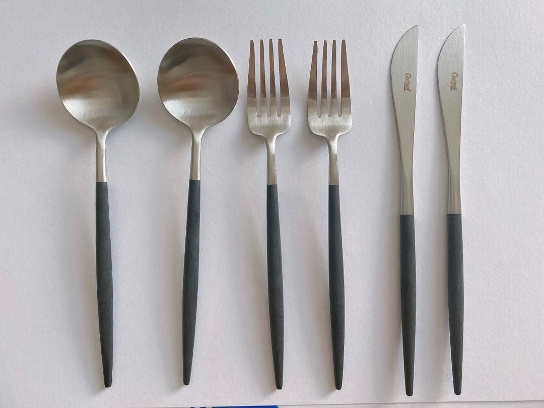 クチポール　ゴア　ブラック　ディナー6本セット