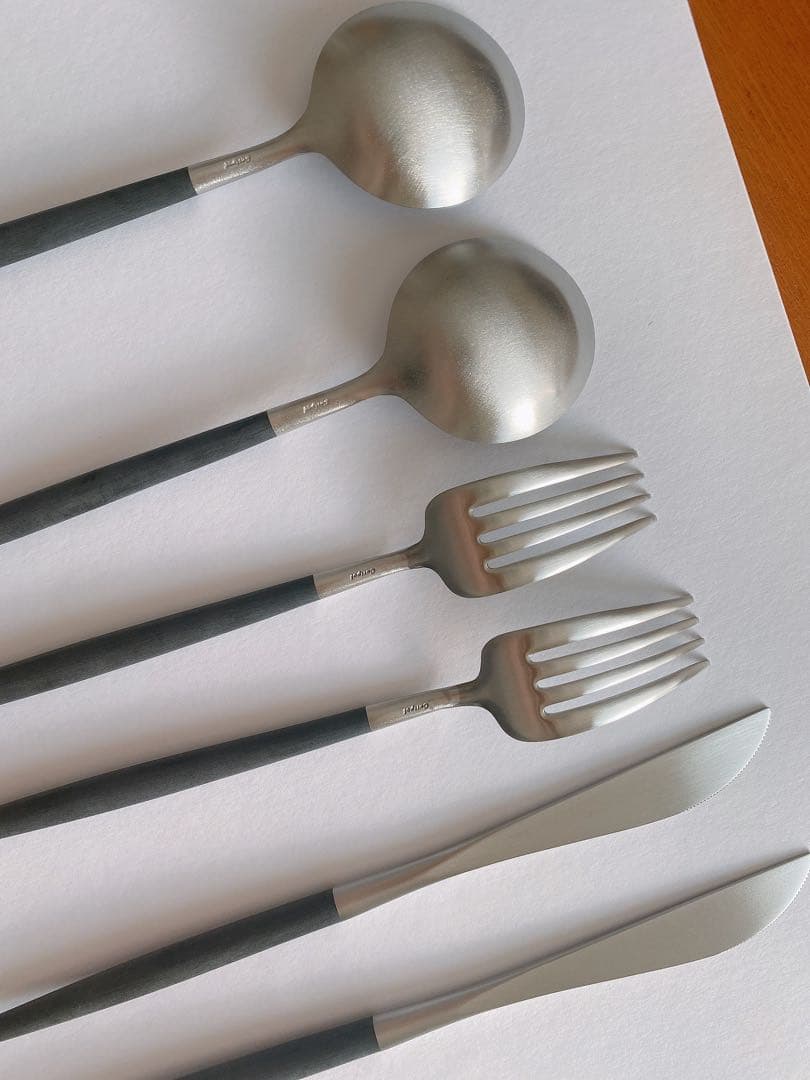 クチポール　ゴア　ブラック　ディナー6本セット