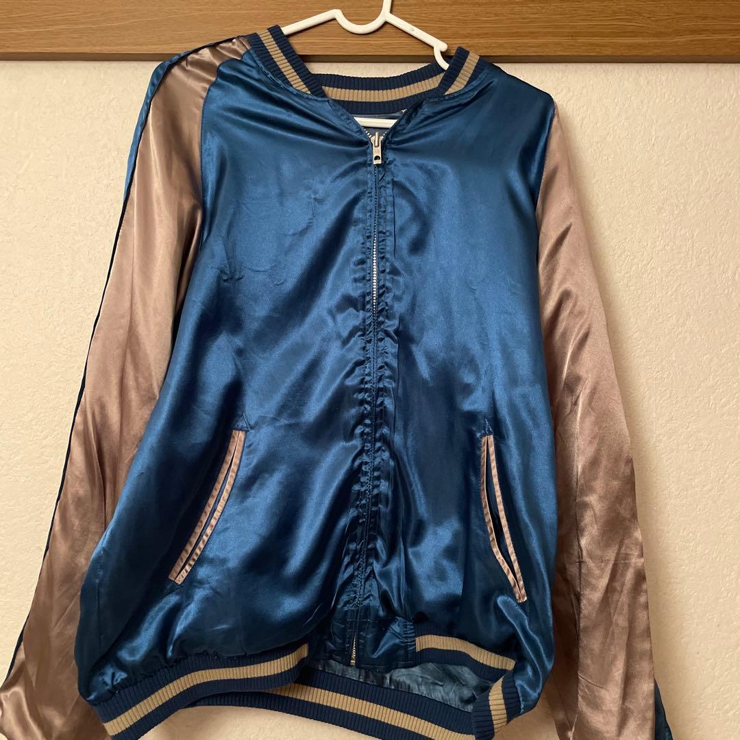 「花旅楽団」.リバーシブル　スカジャン　Lサイズ