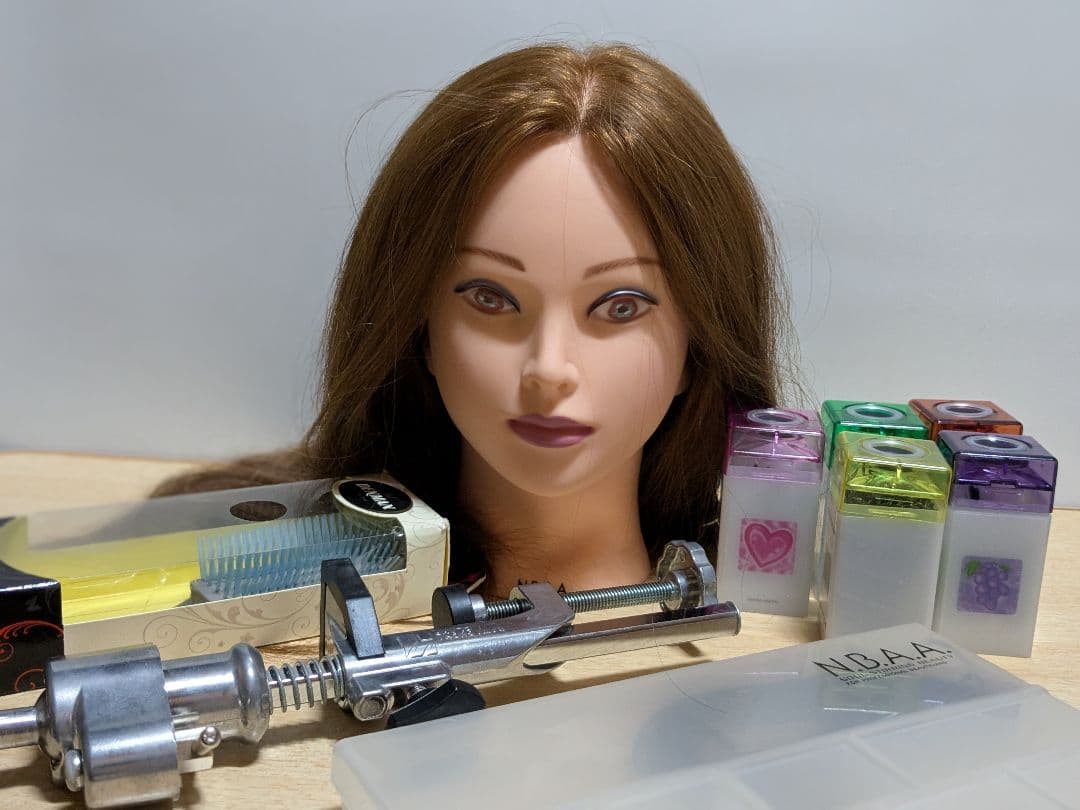 値下げしました! NBAA ヘアマネキン ウィング 練習用 5点セット追加あり