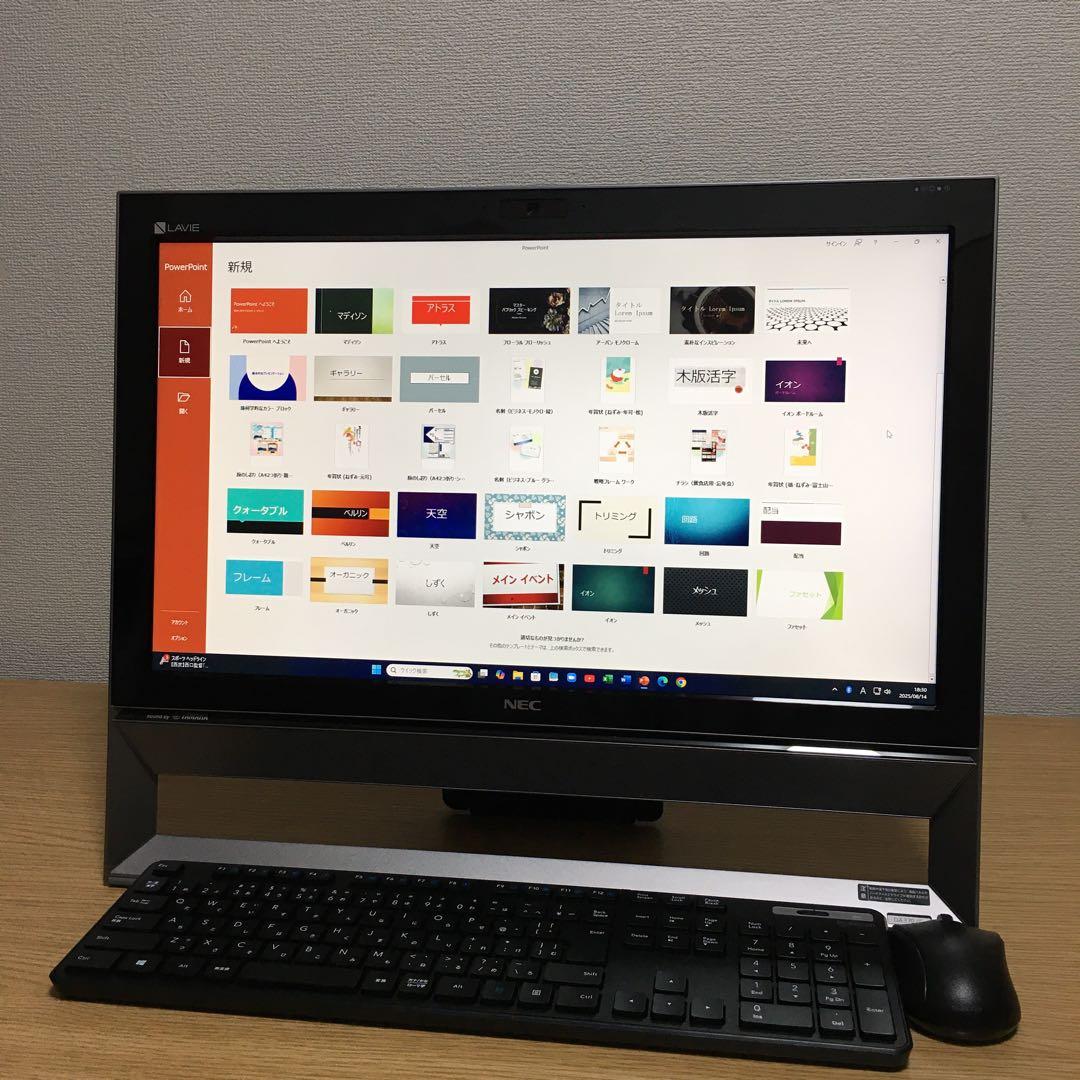 NEC LAVIE 地デジ 一体型 デスクトップ 8G SSD 21.5’モニタ