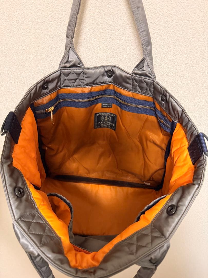 PORTER ビジネスバッグ グレー 大容量