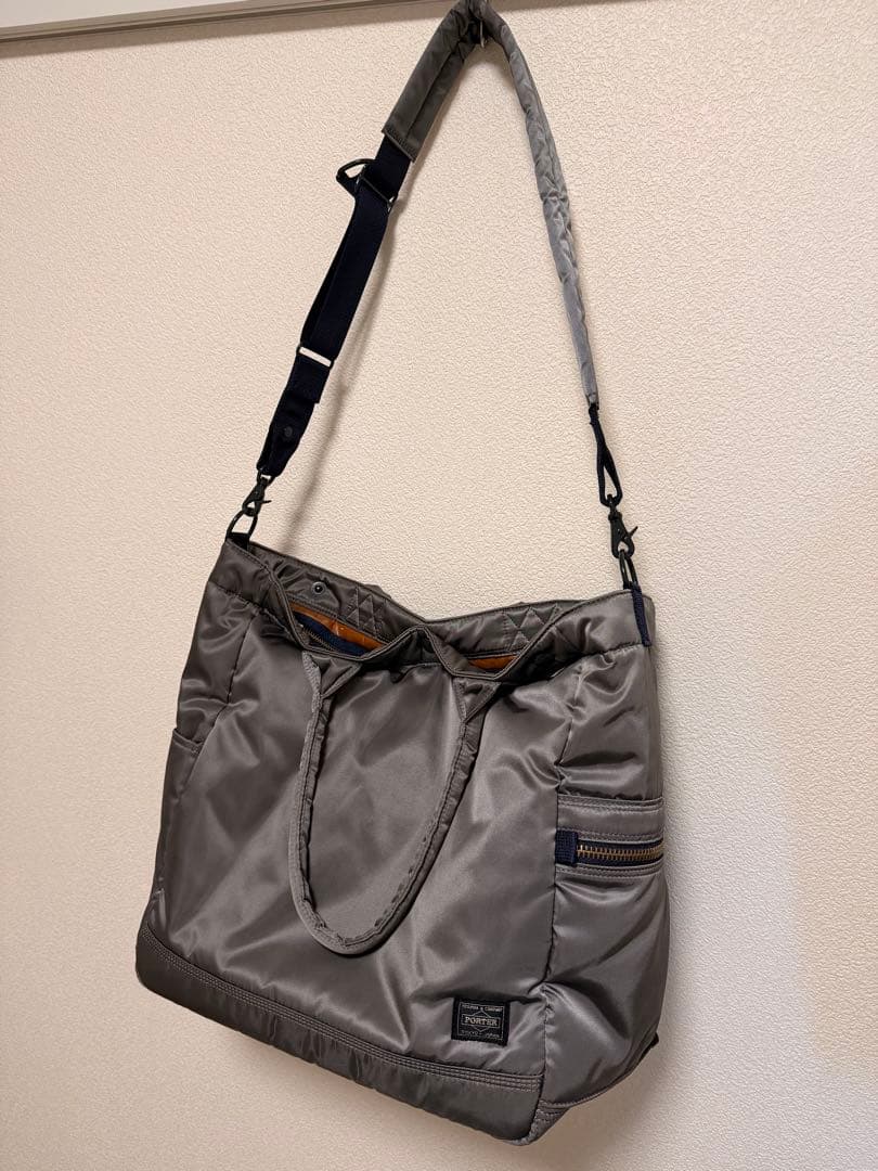 PORTER ビジネスバッグ グレー 大容量