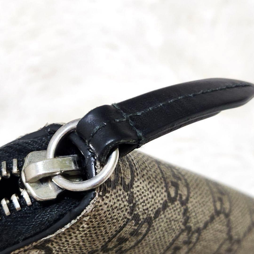 ✨極美品　付属品完備✨グッチ　長財布　ラウンドファスナー　スネーク　PVC