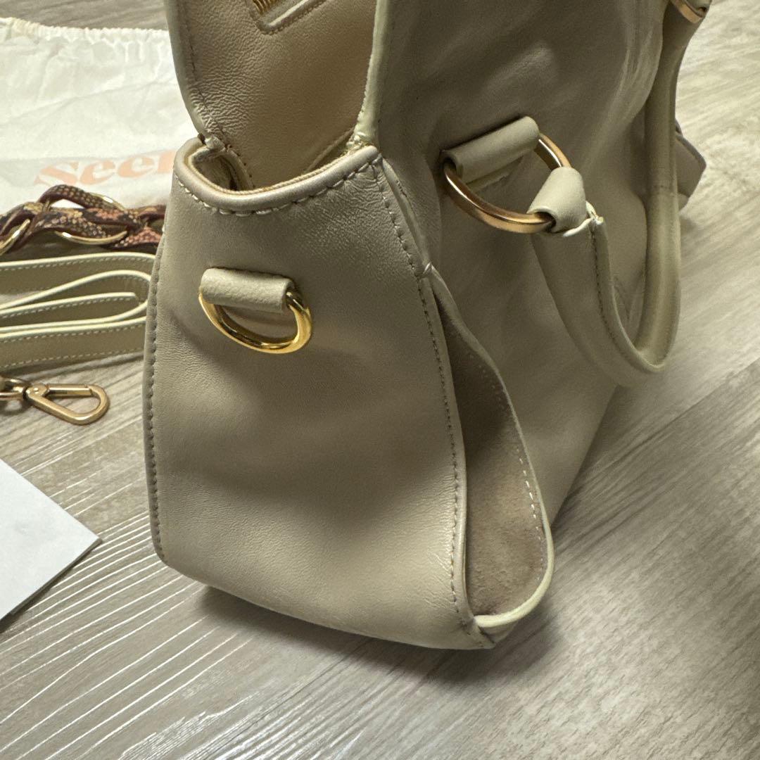 See By Chloé 2WAYショルダーバック ベージュ