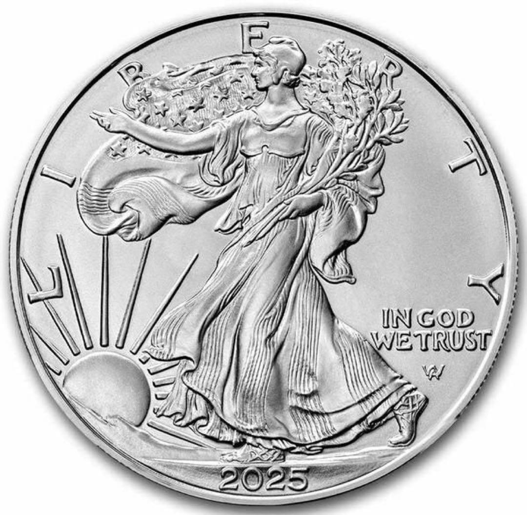 3個セット2025年 アメリカ純銀 自由の女神　イーグル　保証書付き