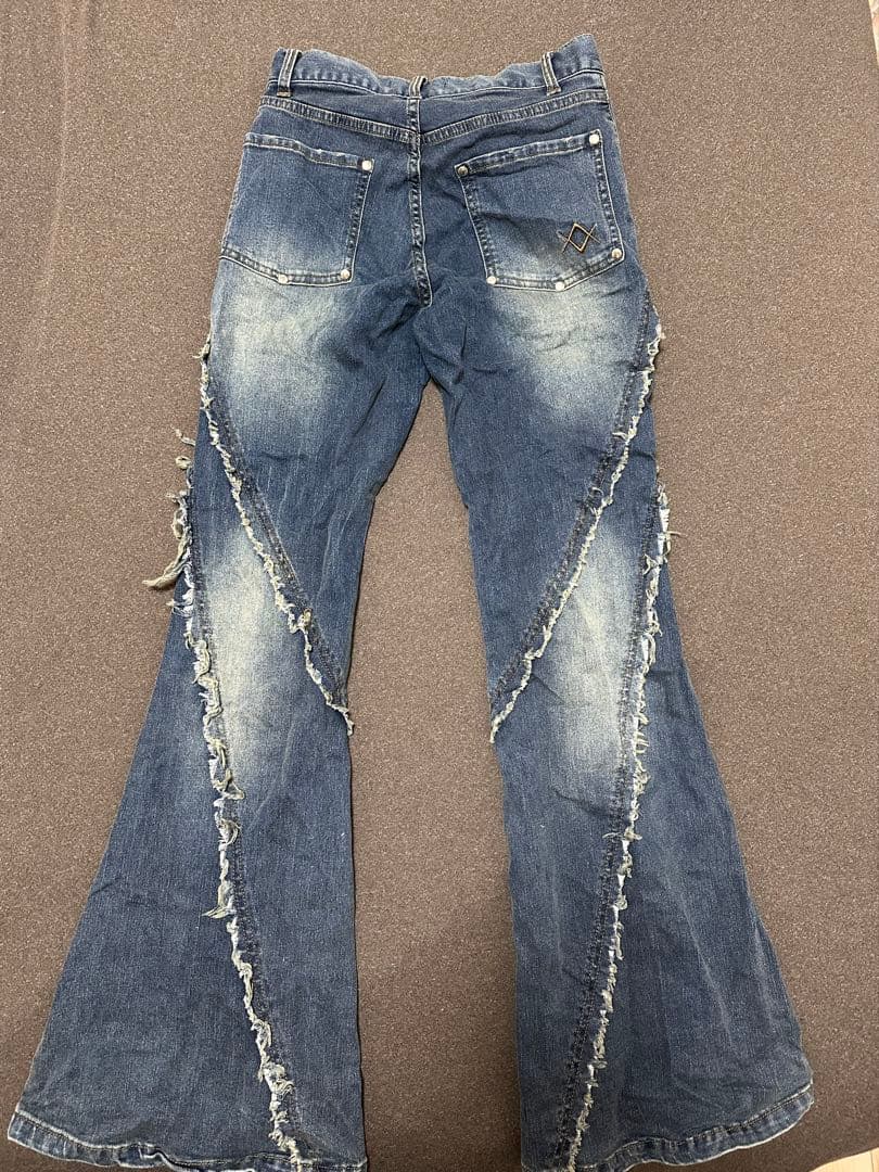 【美品】REFLEM 切替フレアデニムパンツ y2k レフレム