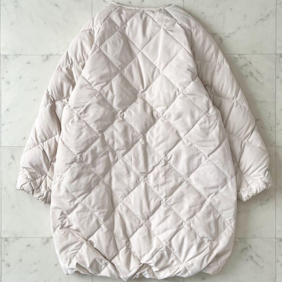 人気＊アーバンリサーチ コクーンキルティングロングダウン acuta アイボリー