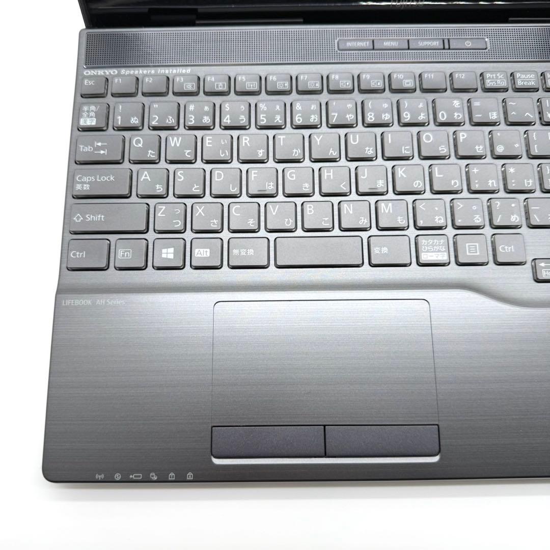 ノートパソコン 8世代CORE i7 富士通 メモリ8GB ストレージ無し