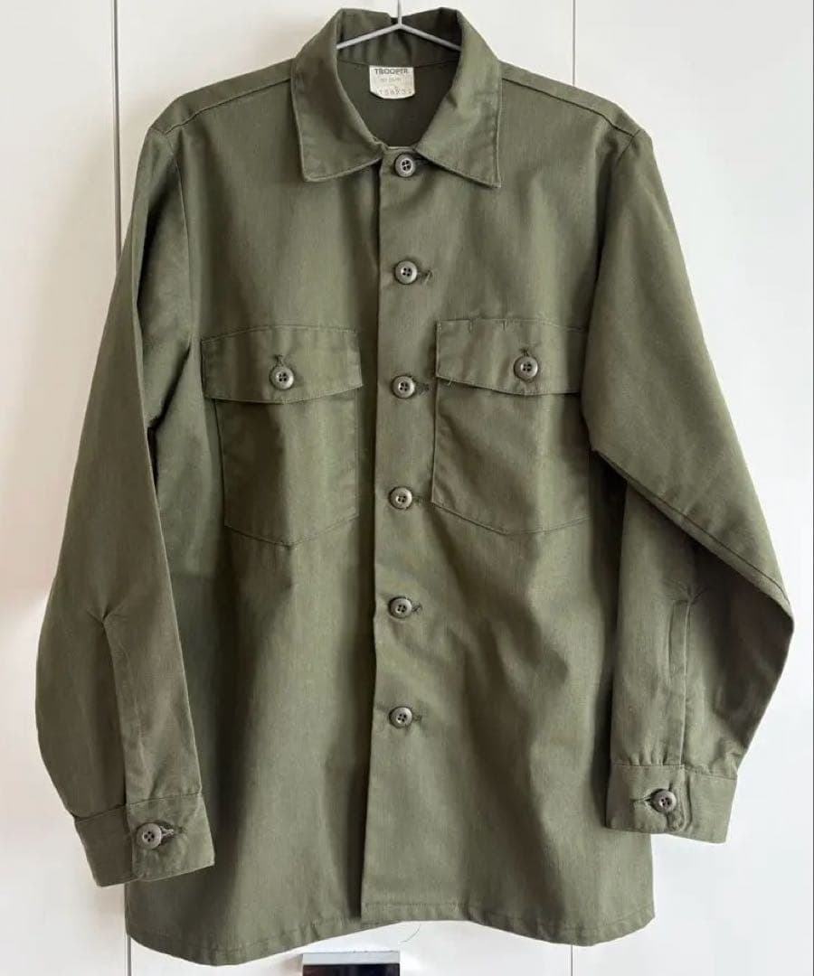 Preloved 刺繍 ミリタリージャケット Shinzone