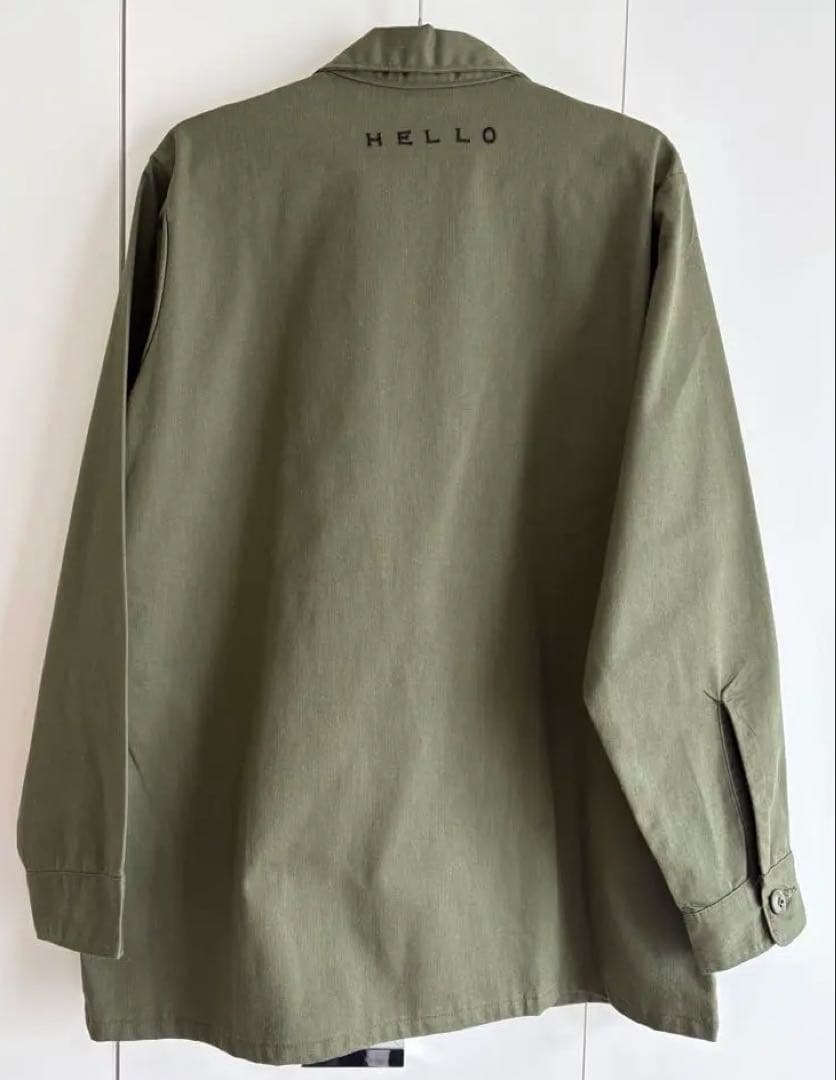 Preloved 刺繍 ミリタリージャケット Shinzone