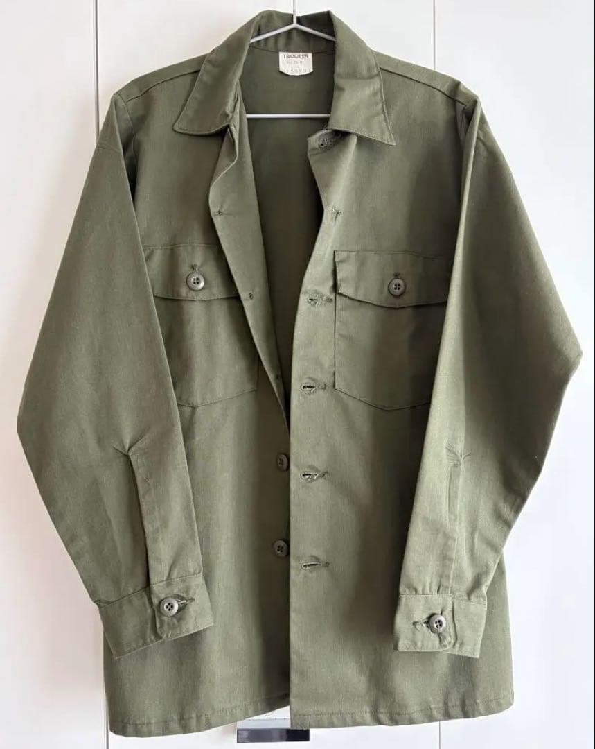 Preloved 刺繍 ミリタリージャケット Shinzone