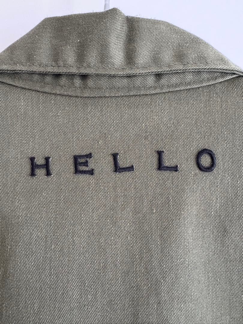 Preloved 刺繍 ミリタリージャケット Shinzone