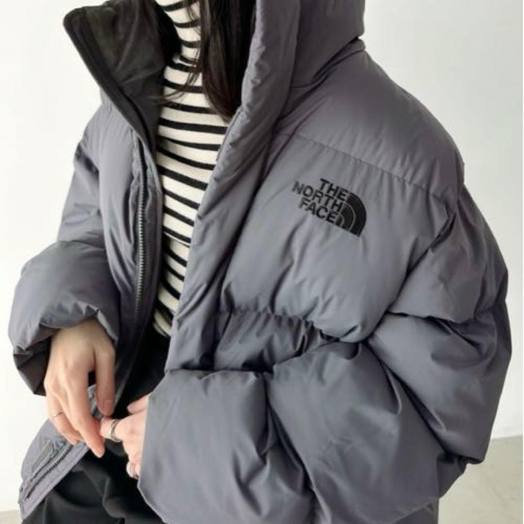 新品未使用　正規品　ノースフェイス マリオン オンボール ジャケット グレー　S
