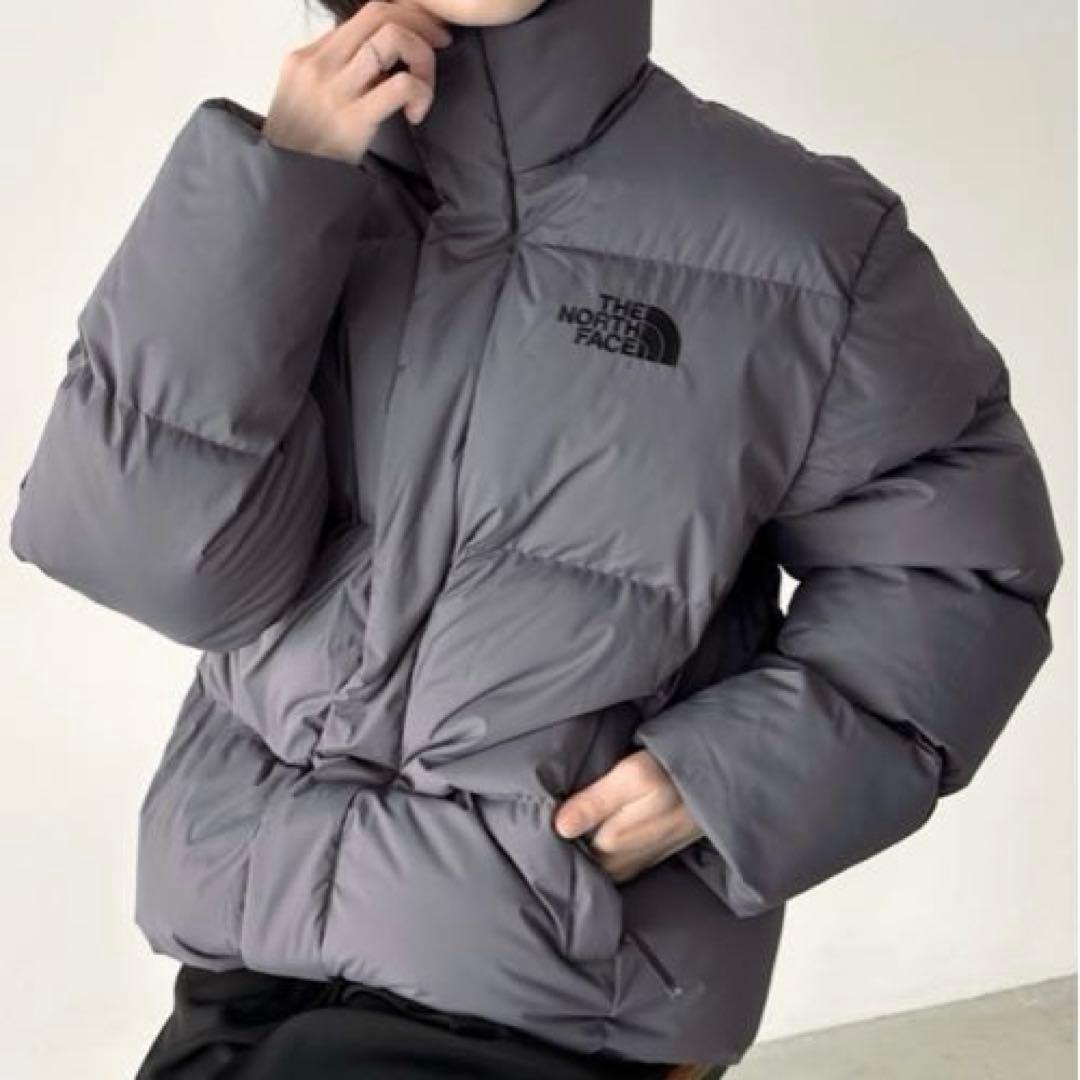 新品未使用　正規品　ノースフェイス マリオン オンボール ジャケット グレー　S