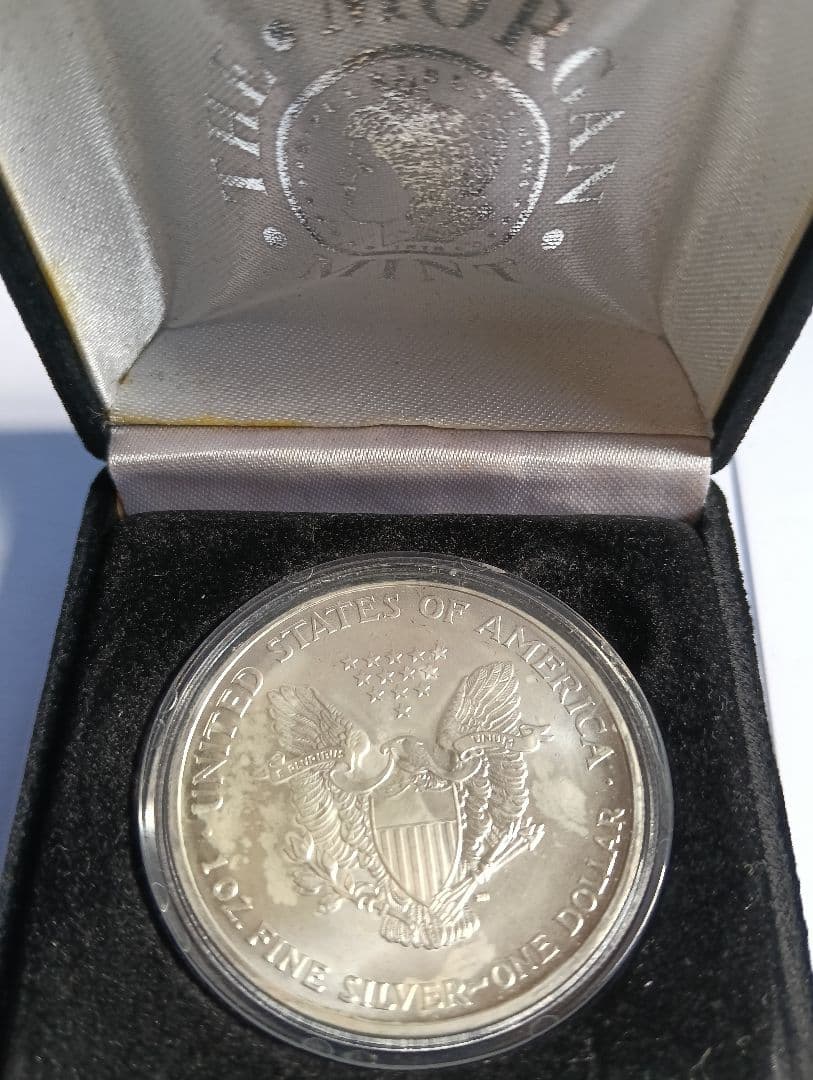 マルコニー大西洋横断無線通信100周年記念銀貨＆コロンビア号追悼記念銀貨