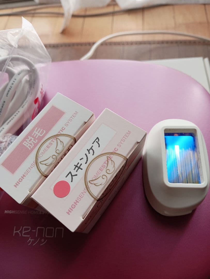 値下げ★ケノン★美品★未使用カートリッジ付き　 脱毛　美顔 メンズにも