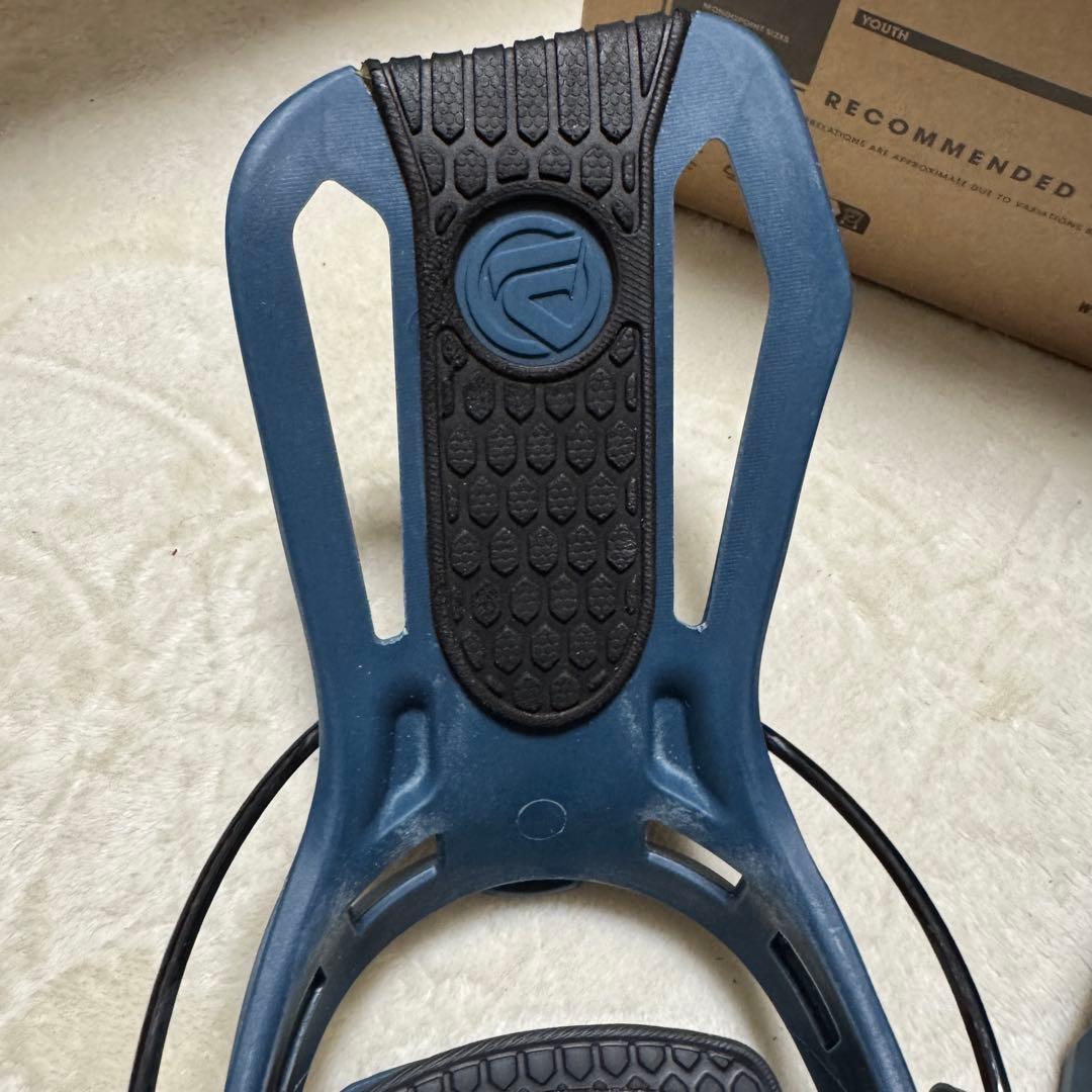 つ*ー様 FLOW/フロー FENIX-PLUS Lサイズ青 スノーボードバイン