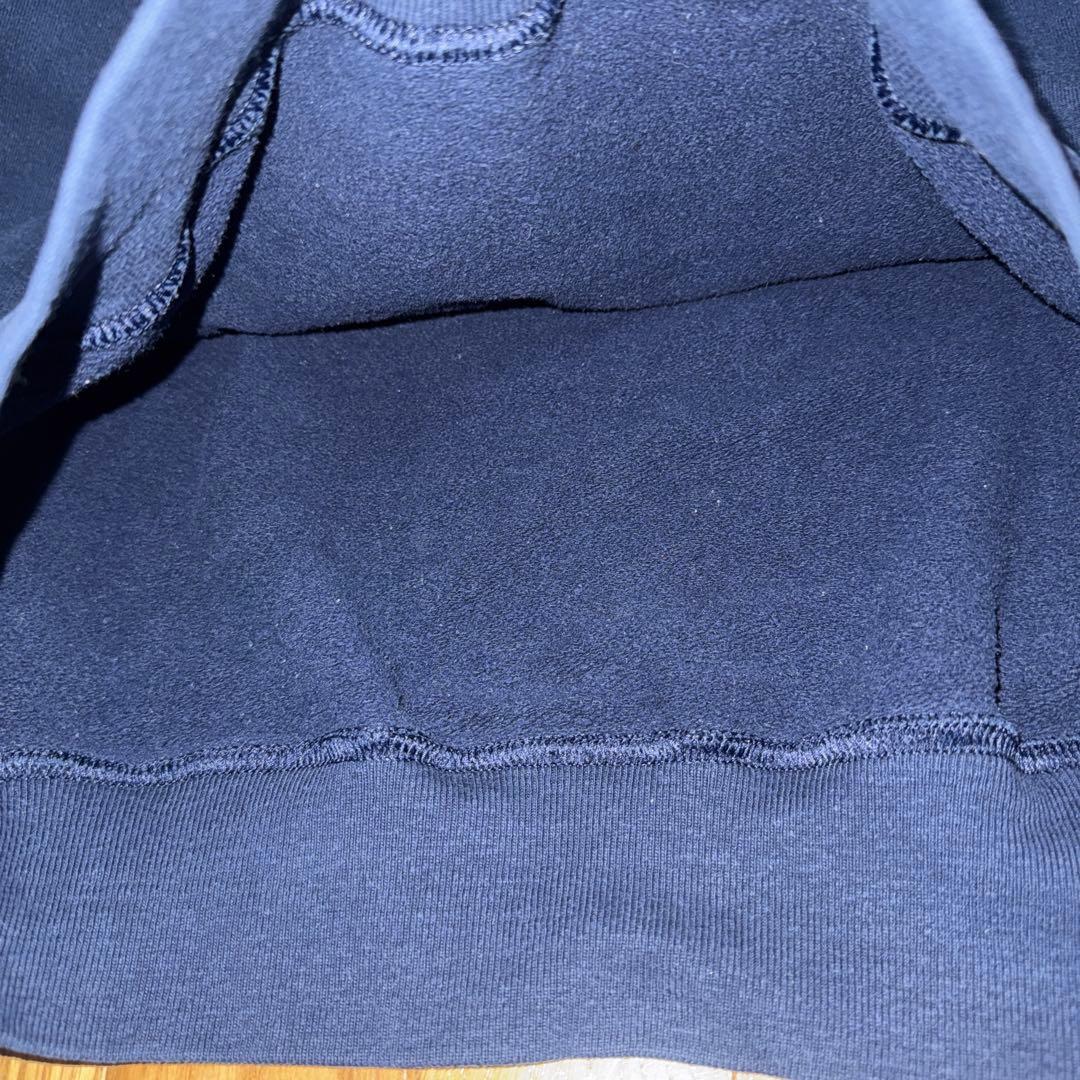 90's old champion 青タグ刺繍 トレーナー ネイビー