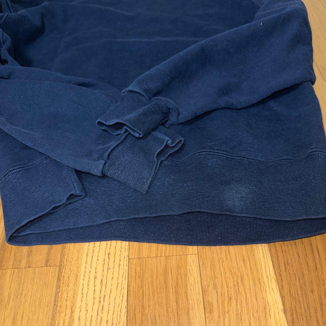 90's old champion 青タグ刺繍 トレーナー ネイビー