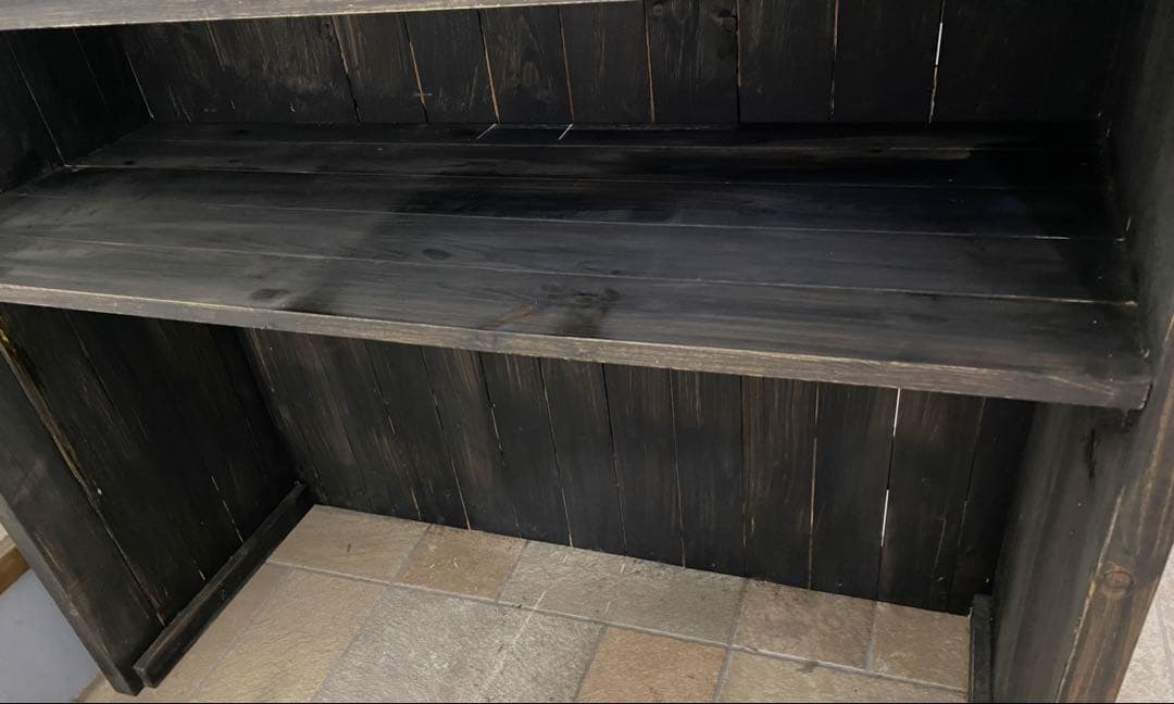 アンティーク 木製 レジカウンター(送料込)