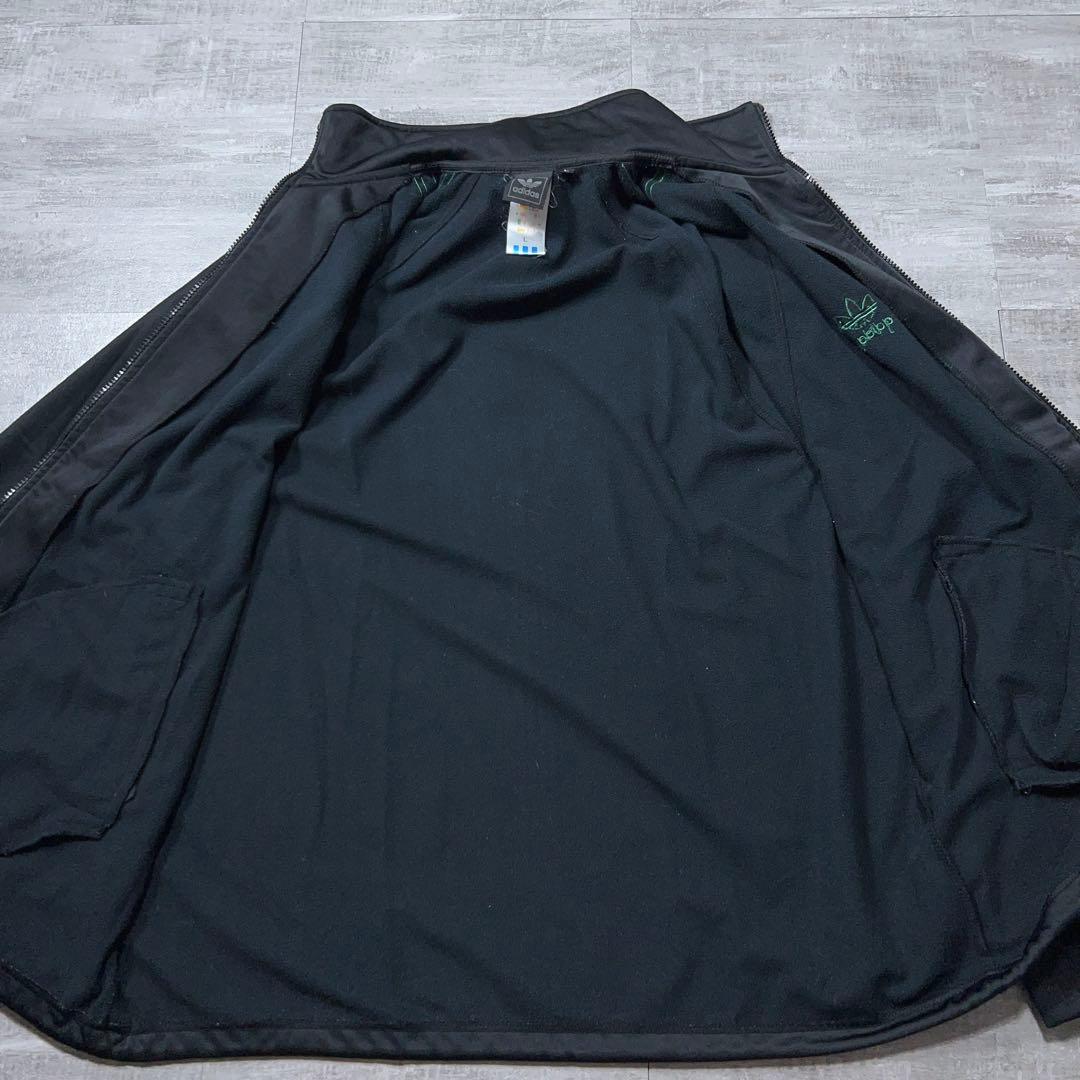 レアカラー アディダス ファイヤーバード ジャージ セットアップ 上下 L 黒緑